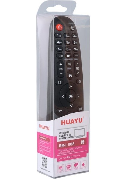 RM-L1888 Lg Netflix - Prime Video - Rakuten Tv - Sling - Lg Channels - Disney+ Tuşlu LCD LED Tv Kumanda fiyatları