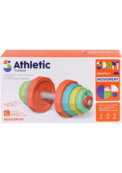 BJF014-2 Dumbell Çocuk Ağırlık Oyuncağı -Birliktoys