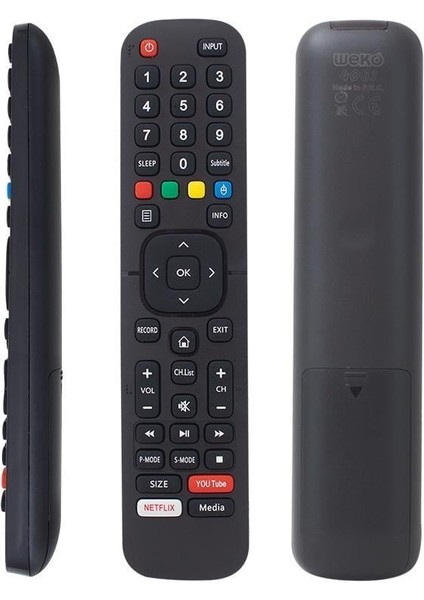 Strong Netflix-Youtube-Media Tuşlu Lcd-Led Tv Kumandası
