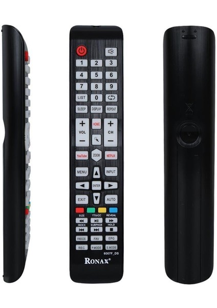 Ronax 6007F-DS Netflix-Youtube Tuşlu Android LCD LED Tv Kumandası