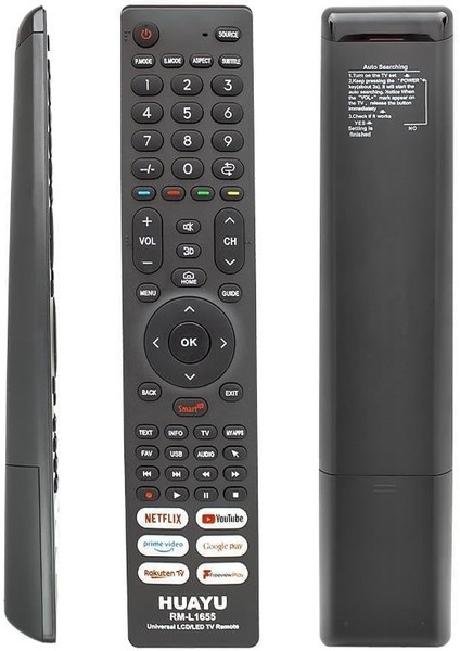 RM-L1655 Prime Video-Google Play Tuşlu LCD LED Tv Kumandası