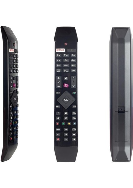 Mor Tuşlu Yeni Üstü Camlı Model LED Tv Kumanda