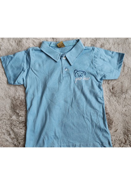 Ayıcıklı Your Bear Erkek Polo Yaka Tişört-Şort Alt Üst Erkek Bebek/çocuk 9-24 Ay Takım