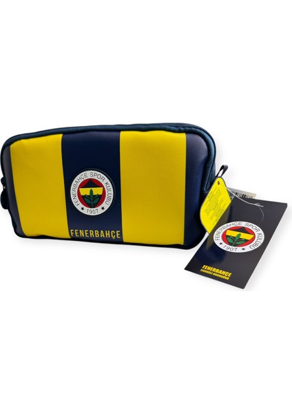 Fenerbahçe Lisanslı Jumbo Boy Çift Gözlü Kalem Çantası