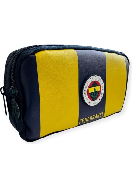 Fenerbahçe Lisanslı Jumbo Boy Çift Gözlü Kalem Çantası