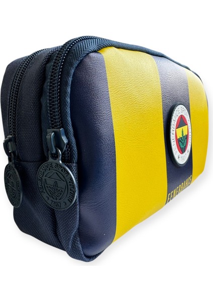 Fenerbahçe Lisanslı Jumbo Boy Çift Gözlü Kalem Çantası