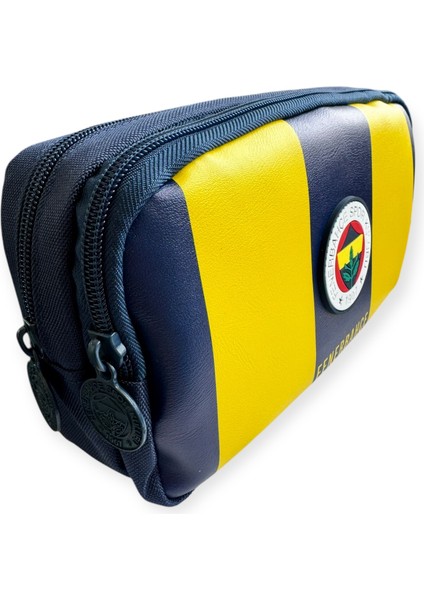Fenerbahçe Lisanslı Jumbo Boy Çift Gözlü Kalem Çantası