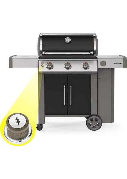 Izgara Izgara Ateşleme Kiti 67847 Weber Genesis 300 Serisi (2008-2010) E/S-310 ve 320, EP/CEP-310 ve 320 (Yurt Dışından)