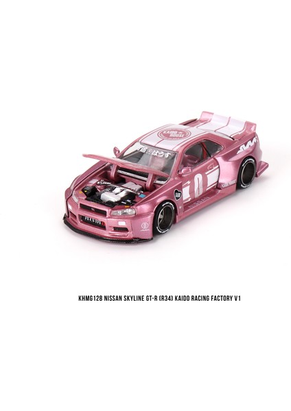 x Kaido //128 Nissan Skyline Gt-R (R34) Kaido Racing Factory V1 modelleri