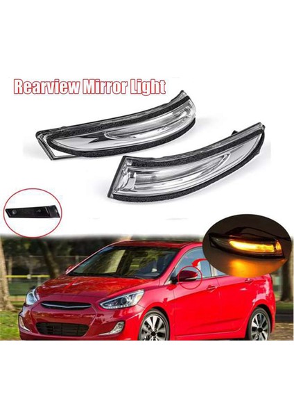 Sağ Taraf Ayna Dinamik LED Dönüş Sinyal Lambası 87624-1R000 Hyundai Accent Solaris Verna 2011-2017 Tekrarlayıcı Lamba (Yurt Dışından)