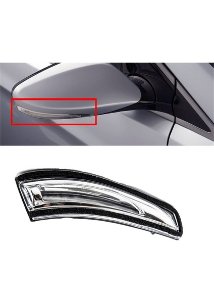Sağ Taraf Ayna Dinamik LED Dönüş Sinyal Lambası 87624-1R000 Hyundai Accent Solaris Verna 2011-2017 Tekrarlayıcı Lamba (Yurt Dışından)