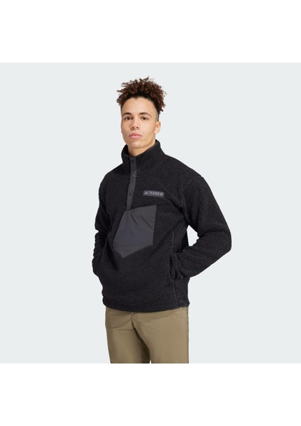 TERREX IW0231 Terrex Xploric High Pile Fleece Pullover Sweatshirt
