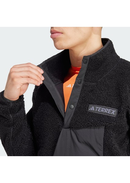 TERREX IW0231 Terrex Xploric High Pile Fleece Pullover Sweatshirt fırsatları