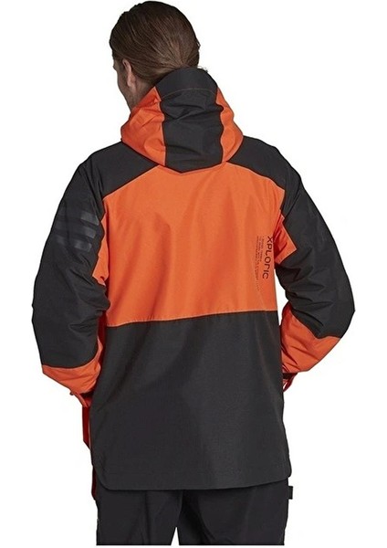 Siyah Turuncu Erkek Yağmurluk Hg8573