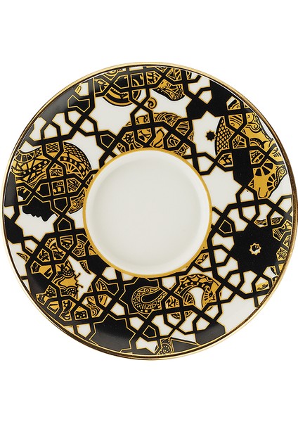 1453 Burçlar Geometrik Gold 12 Parça 6 Kişilik Kahve Fincan Takımı 90 ml fırsatları