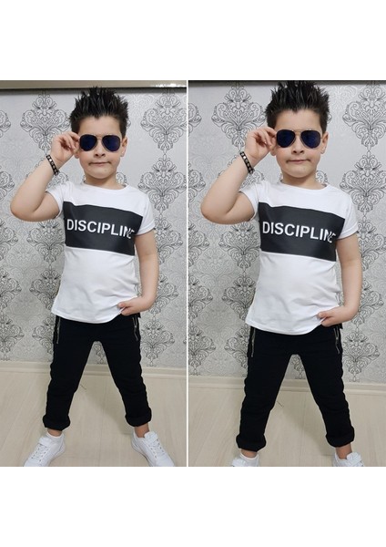 Fermuar Detay Tişört ve Kot Pantolon Takım fırsatları