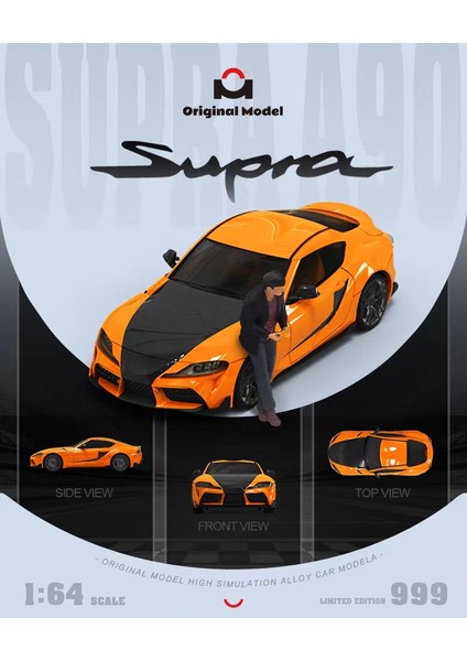 Om 1:64 Orijinal Model Toyota Supra F&f