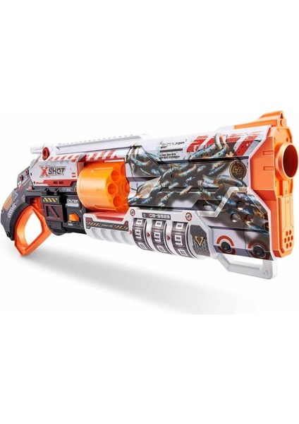 36606 X-Shot Skins Lock Blaster 16 Mermili Sünger Dart Atan Silah 56 cm -Sunman