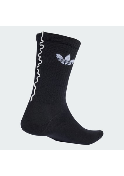 Originals JX5211 Ruffle Crew Socks 2 Pairs