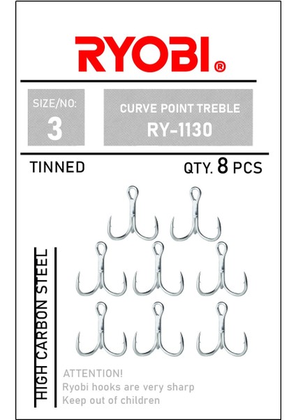 Iğne Curve Poınt Treble - Ry-1130 fiyatları