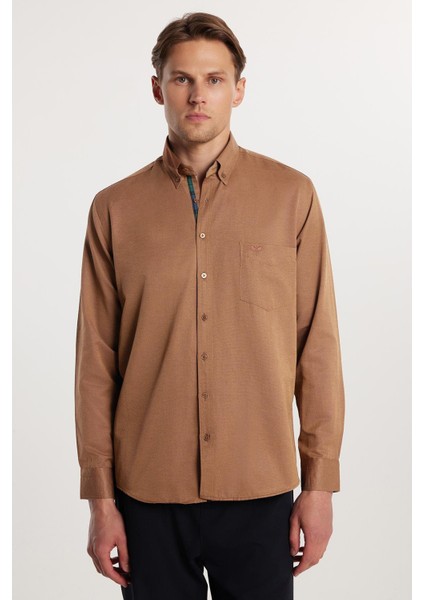 Klasik Fit Rahat Kesim Poplin Oxford Erkek Gömlek modelleri