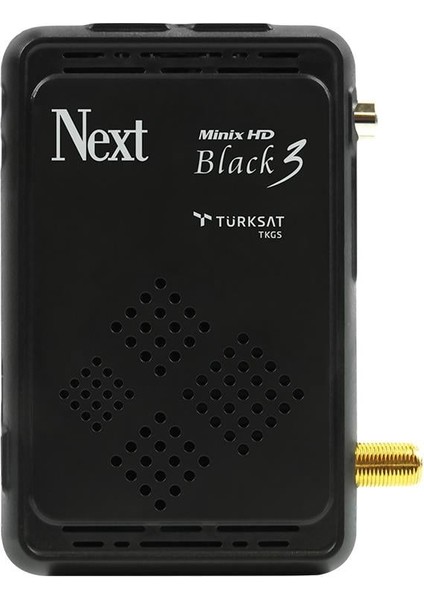 Next Minix HD Black 3 Full HD Uydu Alıcısı HDMI ve USB Bağlantı Özellikleriyle