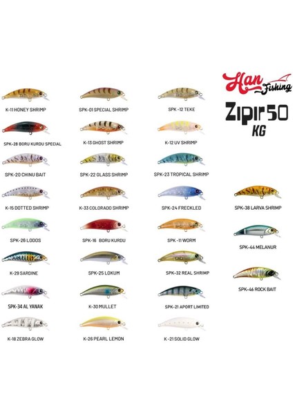 Zıpır kg 50MM 4,5gr Lrf Maket Balık fiyatları