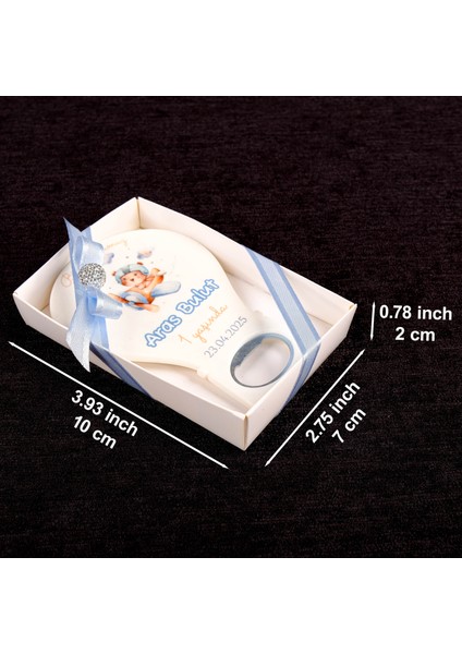 Mutlu Işler 5 Adet Isme Özel Baby Shower Açacak Magnet, Bebek Mevlit Hediyesi, Mevlüt Magnet Hediye fırsatları