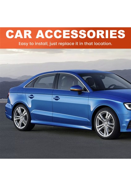 Audi A3 8V S3 Rs3 2013-2018 Için Araba Dikiz Aynası Dinamik Dönüş Sinyal Lambası Gösterge Lambası (Yurt Dışından)