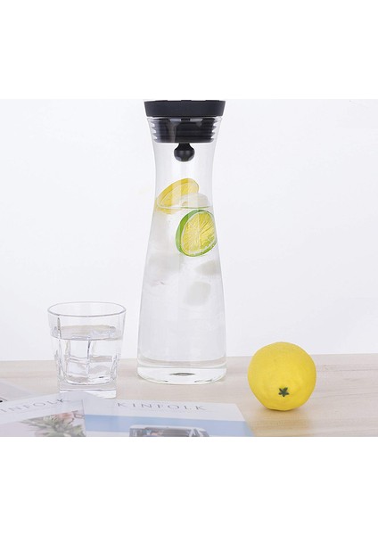 Linan Karaf Sürahi Oynar Kapak 1200 ml