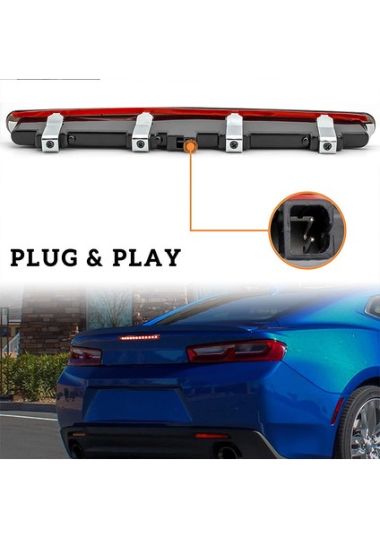 LED Yüksek Seviye Montaj Ek Arka Kuyruk Durdurma Sinyal Uyarı Lambası Üçüncü Fren Lambası 84330249 Chevrolet Camaro 16-20 Için (Yurt Dışından)