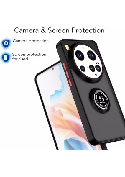 Xiaomi Mi 15 Ultra Kılıf Mat Parmak Izi Yapmaz Renkli Tuşlu 360 Yüzüklü Standlı Military Kamera Korumalı Sert Kapak fiyatları