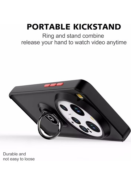 Xiaomi Mi 15 Ultra Kılıf Mat Parmak Izi Yapmaz Renkli Tuşlu 360 Yüzüklü Standlı Military Kamera Korumalı Sert Kapak modelleri