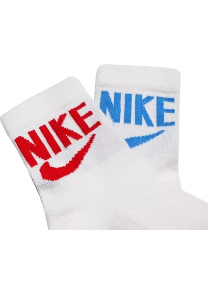 Dri Fit Heritage Ankle Unisex Sock Çorap 2 Li Beyaz modelleri