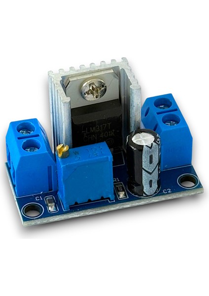 LM317 Dc-Dc Voltaj Düşürücü Regülatör Modülü