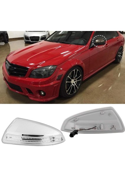 A2048200721 Mercedes-Benz C-Class W204 W164 ml 07-11 Için Sol Dönüş Sinyali LED Sinyal Yan Işık (Yurt Dışından)