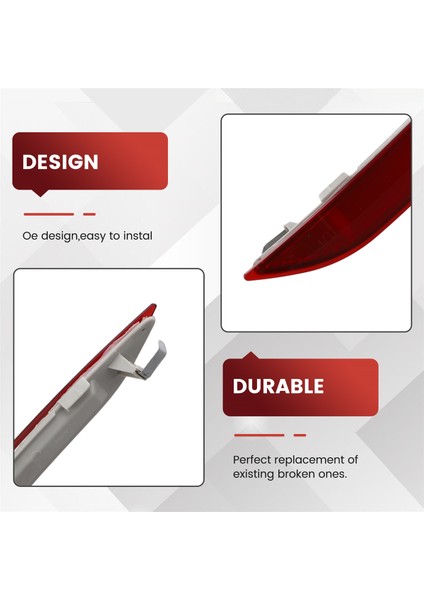 Bmw X4 M G02 X4 20DX 20IX 25DX 30DX 30IX Arka Fren Uyarı Lambası Için Sol Arka Reflektör 63148497423 (Yurt Dışından) indirimleri