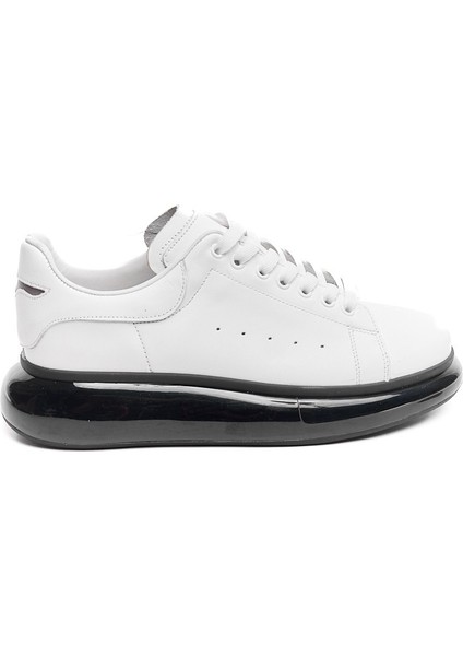 Yüksek Taban Hakiki Deri Erkek Sneaker