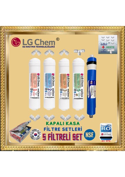 Lg Chem Cool Pompalı Gümüş Iyon Tatlandırıcılı 90 Gpd Nano Membranlı Suv 304 Kalite Krom Musluklu Su Arıtma Cihazı
