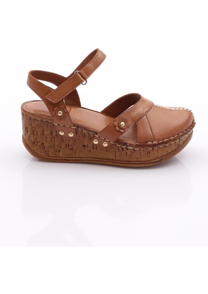 217-2064 Kadin Mega Kalin Taban Sandalet