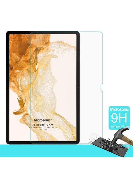 Samsung Galaxy Tab S10 Fe Tempered Glass Cam Ekran Koruyucu