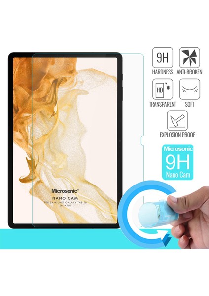 Samsung Galaxy Tab S10 Fe Nano Glass Cam Ekran Koruyucu fiyatları