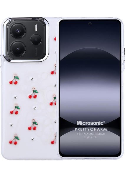 Xiaomi Redmi Note 14 4g Kılıf Prettycharm Cherry