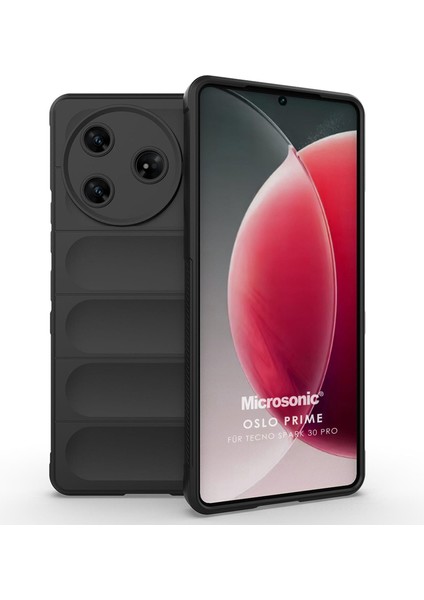 Tecno Spark 30 Pro Kılıf Oslo Prime Siyah