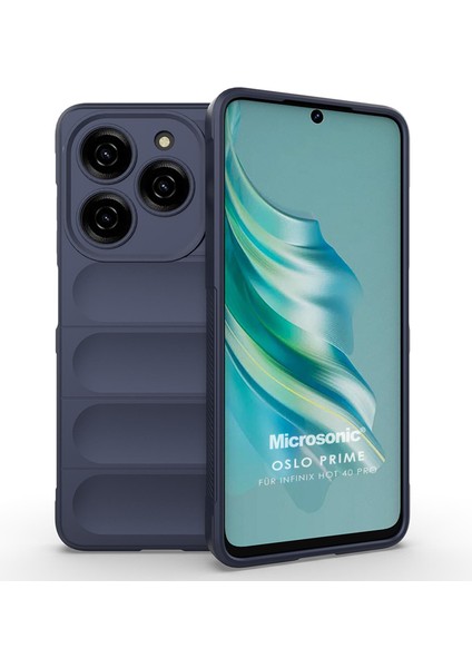 Infinix Hot 40 Pro Kılıf Oslo Prime Lacivert