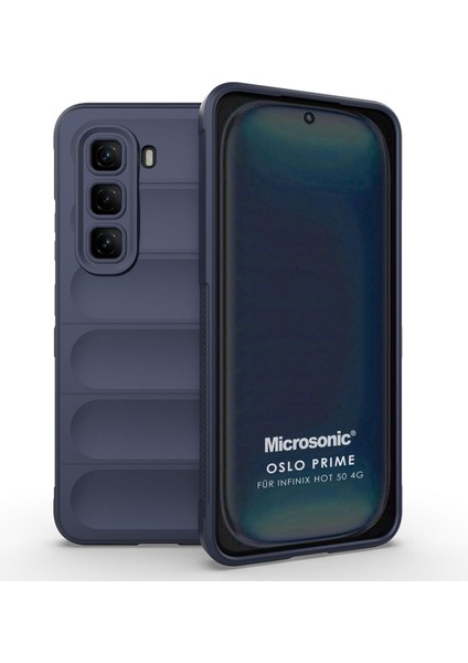 Infinix Hot 50 4g Kılıf Oslo Prime Lacivert