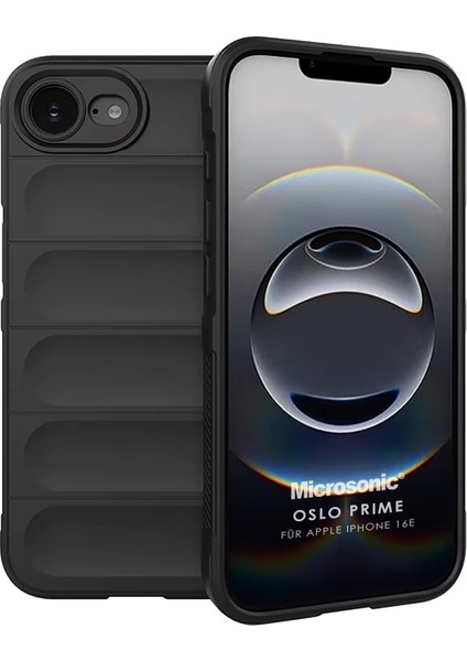 Apple iPhone 16E Kılıf Oslo Prime Siyah