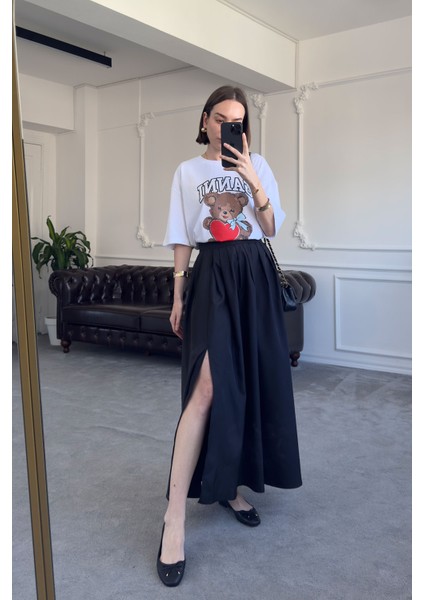 Ayıcık Baskılı Tshirt- Beyaz fırsatları