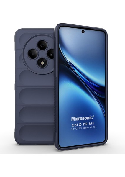 Oppo Reno 11 Fs Kılıf Oslo Prime Lacivert