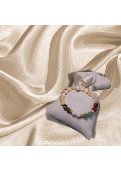 DİLHANS DSGNS DOĞALTAŞ BileklikI Argonit taşı,,Yeşim Taşı,Sedef taşı, Aventurin taşı,Kırmızı Akik taşı ile Özel Tasarım modelleri